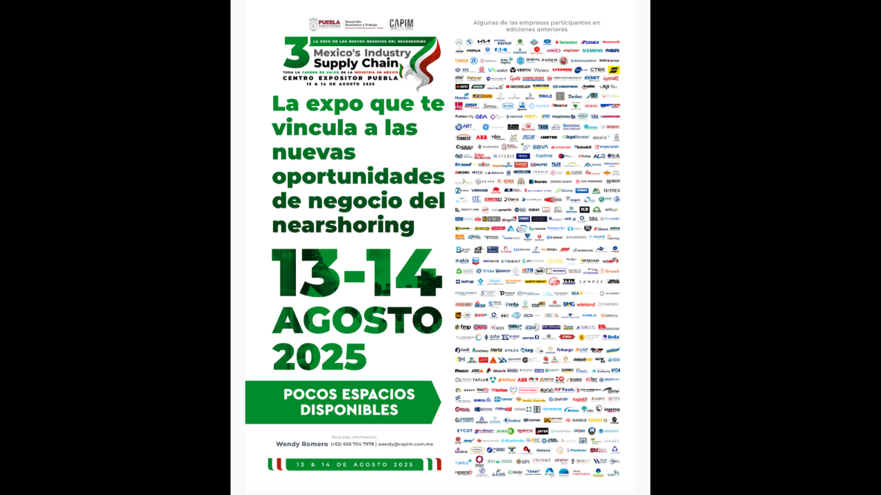 Nearshoring en 3rd México’s Industry Supply Chain puebla