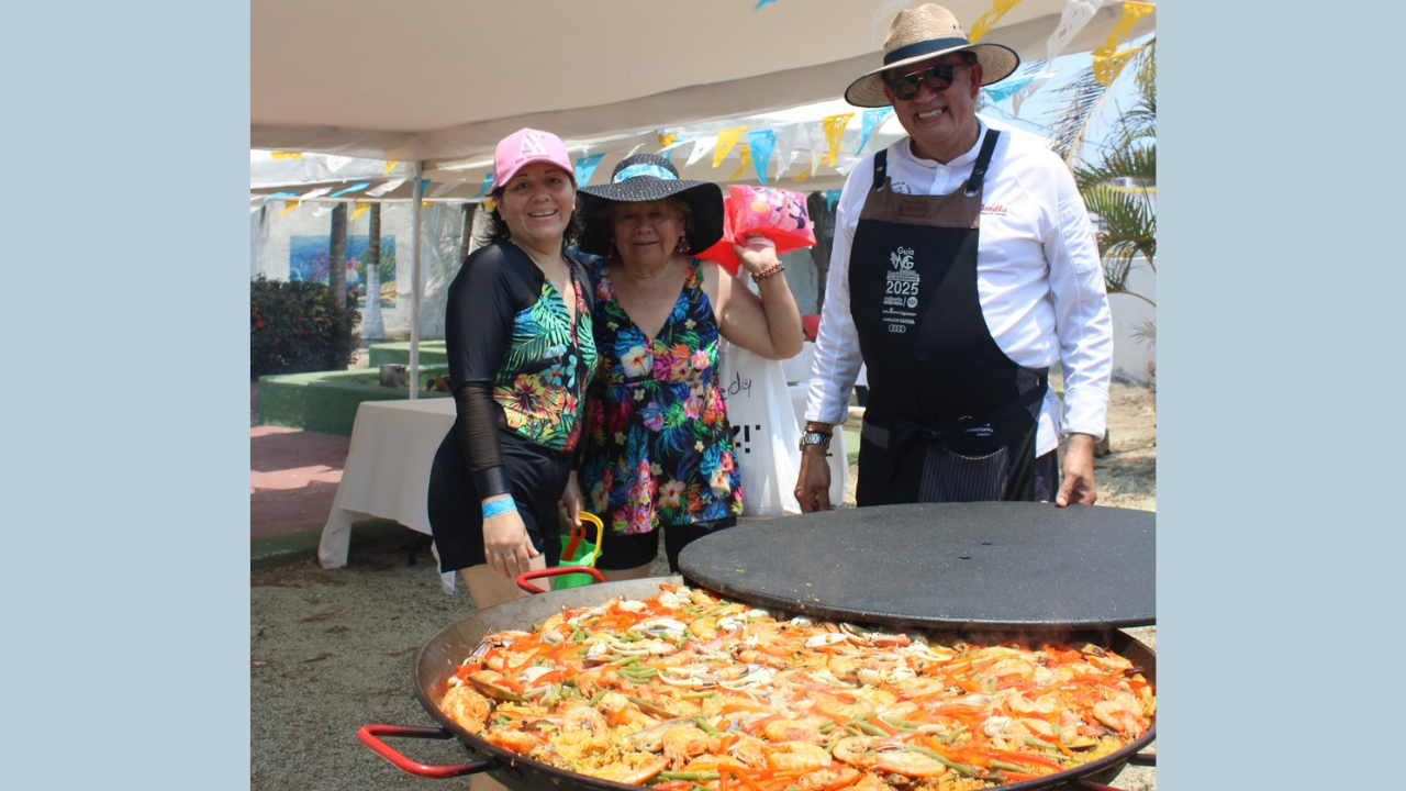 Festival de la Paella y el vino en el hotel Chachalacas Rocí Nahle García gobernadora de Veracruz IPE